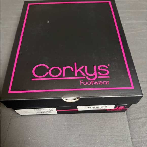 Corkys Tobacco Faux Suede Wedges - Picture 7 of 8